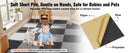 SucceBuy Carpet Tiles Peel & Stick Self Adhesive Carpet Floor Soft Padded Carpet Tiles for Bedroom Living Room Indoor Outdoor