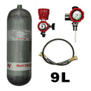Acecare 3L/6.8L/9L CE Carbon Fiber Scuba Diving Tank Bottle 30Mpa 300Bar 4500psi with Valve Fill Sta