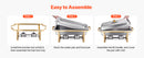 SucceBuy 8 Qt 2 4 Pack Chafing Dish Buffet Set Stainless Steel Chafer with 4 Full Size Pans Rectangle Catering Warmer Server
