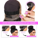 The Cascade | 360 Full Lace Invisi Strap Wig, Water Deep Curly Human Hair