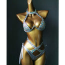 2021 Venus Vacation Neues Diamant-Bikini-Set Sexy Damen Bademode Strass-Badeanzug Glitzersteine Bikini mit Kristall