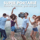W-KING D9-1 100W Peak 60W RMS Deep Bass Bluetooth Speaker, IPX6 Portable Waterproof Loud Bluetooth Speakers Wireless with Subwoofer