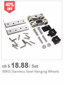 5 Stücke KAK 3" Universal Mute Rad Bürostuhl Rollen Ersatz 60KG Rollen Gummi Weich Sicher Rollen Möbel Rad Hardware
