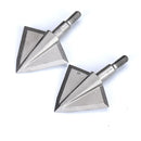 3/6/12 Stk. 125/150 Grain Feststehende 2-Blatt Broadhead 17-4PH Pfeilspitze Massiver Breiter Kopf für Bogenschießen Outdoor Jagdzubehör