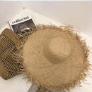 The Horizon Weave | Women's Natural Raffia Wide-Brim Straw Hat