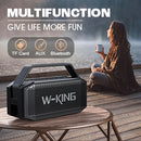 W-KING D9-1 100W Peak 60W RMS Deep Bass Bluetooth Speaker, IPX6 Portable Waterproof Loud Bluetooth Speakers Wireless with Subwoofer