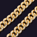 The Sovereign | 23mm Miami Cuban Chain Bracelet in AAA Zirconia