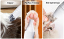 Dog Grooming Vacuum Kit 7 in 1, Cat & Dog Hair Vacuum Brush for Shedding - Includes Rollers, Deshedding Mitts, Nail & Paw Trimmer