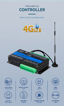 GP4-WLTE Intelligente 4G Global GSM SMS APP Steuerung RS485 WEB-Steuerung 4 Kanäle 4-20mA Analogeingänge 10A Relaisausgänge