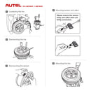 Autel MX Sensor MaxiTPMS Pad Tire Pressure Programming Monitor MX-Sensor Programmer TPMS Tool Tire Repair Tools 433 315MHZ