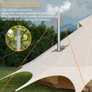 The Hearthkeeper | Portable Stainless Steel Tent Stove with 7-Pipe Chimney System
