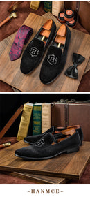 The Vesper | Handmade Velvet Slip-On Loafer