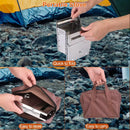 Stainless Steel Wood-burning Stove Lightweight Compact Camping Stove Portable Folding Wood Stove For Outdoor Camping Hiking