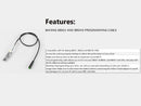 BAFANG Motor Cable Hydraulic Brake Gear Shift Sensor Display Brake Speed Extension Cable USB Programming EB-BUS 1T4 1T2 Cable