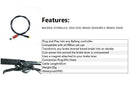 BAFANG Motor Cable Hydraulic Brake Gear Shift Sensor Display Brake Speed Extension Cable USB Programming EB-BUS 1T4 1T2 Cable