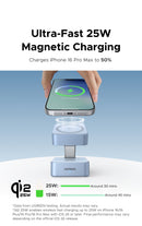 UGREEN Qi2 25W 15W Magnetic 2-in-1 Wireless Charger Stand Fast Charging Stand Magsafe Charger For iPhone 16 17 Series