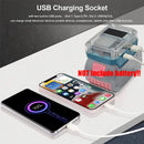 BAT618 Li-ion Battery Charger Adapter Converter Power Bank USB Type-C Fast Charger for Bosch 18V Li-ion Battery Replace AL1820CV