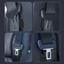Suede Magnetic Suction Car Seat Belt Fixing Clips Auto Belt Holder Stabilizer Fastener Adjustable Clip Seatbelt Stopper