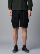 Miyake Pleated Shorts For Men Cargo Pants Loose Overalls Shorts New Fashion