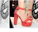 The Sorbonne | Square-Heel Leather Pumps for Women
