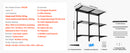 The Vertical Arsenal | Heavy-Duty 3-Tier Wall-Mounted Steel Garage Shelving