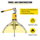 SucceBuy 15T Hydraulic Gear Puller Adjustable 3 Jaws Wheel Bearing Puller Separator Drawing Machine Wheel Bearing Removal Tool