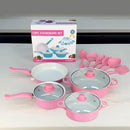 The Stone Kitchen | 12-Piece Maifan Stone Non-Stick Cookware Collection