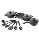 The Stone Kitchen | 12-Piece Maifan Stone Non-Stick Cookware Collection