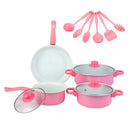 The Stone Kitchen | 12-Piece Maifan Stone Non-Stick Cookware Collection