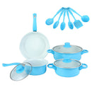The Stone Kitchen | 12-Piece Maifan Stone Non-Stick Cookware Collection