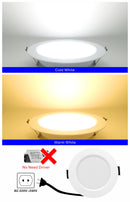 10 teile/los Led Downlight 3 Watt 5 Watt 7 Watt 9 Watt 12 Watt 15 Watt 220 V Deckeneinbauleuchte 3/4/5 zoll Runde Led Panel Down Light Scheinwerfer Beleuchtung