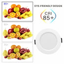 10 teile/los Led Downlight 3 Watt 5 Watt 7 Watt 9 Watt 12 Watt 15 Watt 220 V Deckeneinbauleuchte 3/4/5 zoll Runde Led Panel Down Light Scheinwerfer Beleuchtung
