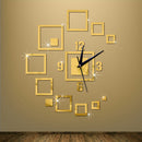 The Prism Dial | 3D DIY Acrylic Mirror Wall Clock