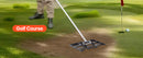 VEVOR Lawn Leveling Rake with Handle Ground Plate Rust-Resistant Carbon Steel Soil Leveler Effort Saving Lawn Leveling for Yard