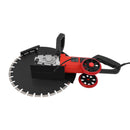 16Zoll 4000W Elektrische Betonsäge Ziegelschneider Kreissäge Wandschlitzer mit Sägeblatt und Rollenführung 3000 U/min