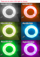 10W 96 LED Ringlicht Beleuchter Einstellbare Lampe für Industrie Stereo Kamera Mikroskop Barlow Linse Weiß Rot Gelb Blau Grün