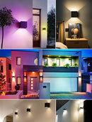 The Threshold Keeper | 12W Smart RGBCCT LED Outdoor Wall Sconce with Tuya Control