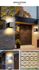 The Threshold Keeper | 12W Smart RGBCCT LED Outdoor Wall Sconce with Tuya Control