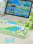The Verdant Signal | 132-Key PBT Spring Green Keycap Set with MOA Profile
