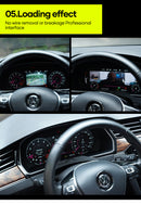 12,3'' LCD Digitales Kombiinstrument für VW Scirocco Jetta Golf 6 7 MK7 Passat B8 B7 Modifikation Autoradio Instrumentenpanel Cockpit