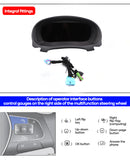 12,3'' LCD Digitales Kombiinstrument für VW Scirocco Jetta Golf 6 7 MK7 Passat B8 B7 Modifikation Autoradio Instrumentenpanel Cockpit