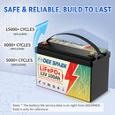 The Iron Current | 12V 100Ah LiFePO4 Deep-Cycle Lithium Battery for RV Marine Solar