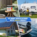 The Iron Current | 12V 100Ah LiFePO4 Deep-Cycle Lithium Battery for RV Marine Solar