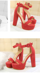 The Sorbonne | Square-Heel Leather Pumps for Women