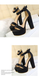 The Sorbonne | Square-Heel Leather Pumps for Women