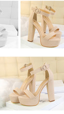The Sorbonne | Square-Heel Leather Pumps for Women