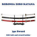 The Three-Sword Legacy | Roronoa Zoro Katana Collector's Set — Sandai Kitetsu, Wado Ichimonji & Enma