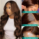 The Chestnut Study | 13x4 Brown Lace Front Human Hair Wig