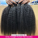 12A Kinky Straight Bundles Echthaar 100 Echthaar Yaki Straight Bundle 20 22 24 Zoll Echthaar Bundles 3-5 Tage Lieferung