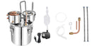SucceBuy 50L Alcohol Water Distiller Bottle Moonshine Equipment Stainless Steel Brewing Machine for Whisky Wine Beer Dispenser